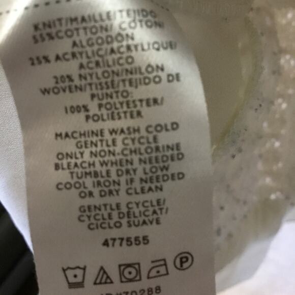 Loft White Long Sleeve Knit Top - Picture 5 of 9